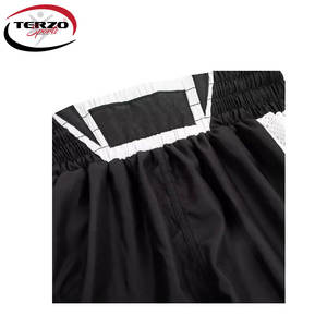 กางเกงขาสั้นมวยไทยพิมพ์ลายสีทึบกางเกงมวย - Product Image 5