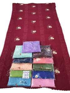 Fabricants professionnels de châles en voile de coton floral pour femmes - Chauds, respirants, couleurs et tailles personnalisables, OEM/ODM disponibles - Product Image 4