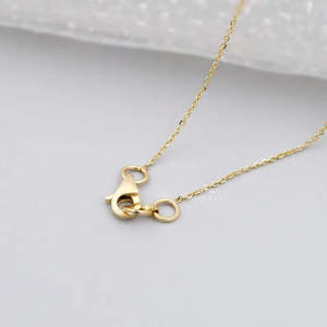 สร้อยคอเพชรทรงกลมทองคำเหลือง รับรองโดย IGI - Product Image 3