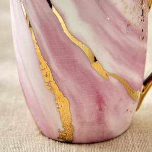 Traditional <b>Beautiful</b> Different Colors Ceramic Coffee <b>Mug</b> with Gold Rim & Handle | Home, Restaurant, Hotel & Gift Drinkware - Product Image 6