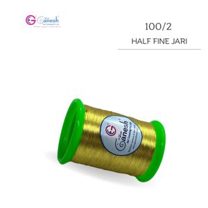 Fil de broderie indien Zari Jari Kasab LC 1260 Fil de polyester métallique avec marque Lurex pour le tissage et le tricot à la main - Product Image 3