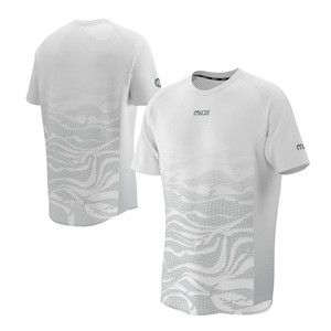 เสื้อยืดวิ่งเทรลผู้ชาย DUNE สีขาว-ไอซ์ ซิลค์ ถักทอจากโพลีเอสเตอร์ 100% พิมพ์ลายแบบซับลิเมชั่น - Product Image 5