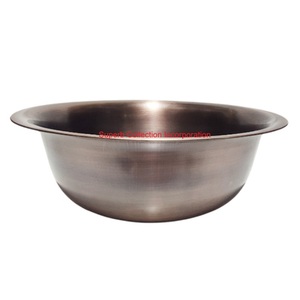 Classic Hand Hammered Copper Pedicure Bowl With Matte Black Finish Durable & Elegant Foot Spa <b>Basin</b> For Professional Salon - Product Image 6