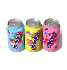 Boissons non gazeuses Mentoss Salty Lychee en gros, 24x340ml, canettes avec vrai jus de litchi, sucrées à la sucralose - Product Image 4