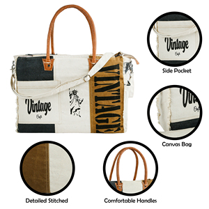 Handmade Mua Sắm Của Phụ Nữ Retro Kích Thước Lớn Vải Vai Túi Hobo Túi Xách Giản Dị <span class=keywords><strong>Tote</strong></span> Túi Cho Phụ Nữ - Product Image 6