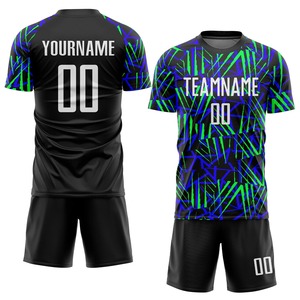 Uniforme de fútbol sublimado completo para hombres y mujeres Impresión de logotipo Ropa de equipo juvenil Nombre impreso Número Conjuntos de uniformes de fútbol - Product Image 6