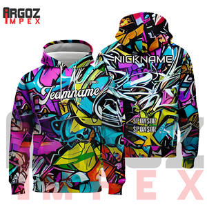 Sudaderas con Capucha Unisex Premium de Alta Calidad, Sudaderas Bordadas de Invierno con Estampados Vibrantes Sublimados, 100% Poliéster - Product Image 2