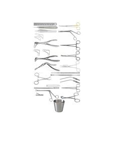 Boîte d'instruments de chirurgie de septoplastie en acier inoxydable de haute qualité - Product Image 1