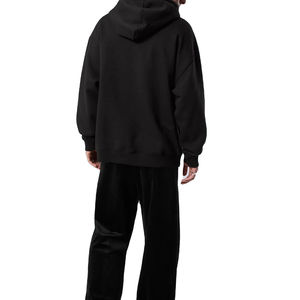 Pull à capuche zippé 100% coton de qualité supérieure pour hommes avec strass dernière conception pour l'hiver - Product Image 2