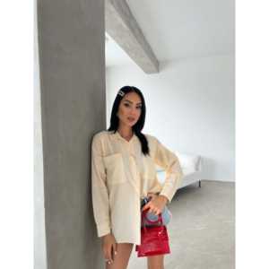 เสื้อเชิ้ตป๊อปลินลายทางลำลองสำหรับฤดูร้อน ดีไซน์เรียบง่ายแต่ทันสมัย - Product Image 2