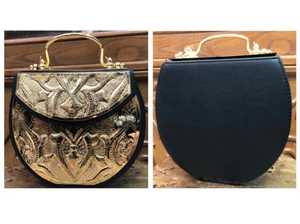 กระเป๋าคลัทช์งานฝีมือสไตล์อียิปต์ ดีไซน์ไม่ซ้ำใคร พร้อมสายสะพายโซ่และตัวล็อคแม่เหล็ก - Product Image 5