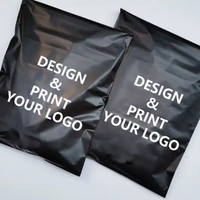 Bolsas de correo de polietileno personalizadas baratas al por mayor, bolsas de correo de envío de plástico, sobres, bolsa de mensajería azul con su propio logotipo