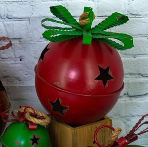 Campana metálica tradicional para colgar, adorno navideño al por mayor para árbol de Navidad, decoración de pared para el hogar, Navidad, Año Nuevo, hecho en India. - Product Image 5