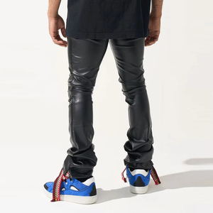 กางเกงหนังวัวแท้สำหรับผู้ชายรุ่นใหม่ล่าสุด ผลิตจากโรงงาน ขายดี ราคาส่ง ผลิตจากหนังคุณภาพดีที่สุด - Product Image 3