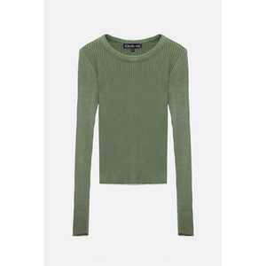 Camiseta Casual de Manga Larga con Lavado Ácido, 100% Algodón - Product Image 3