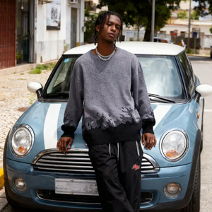 เสื้อสเวตเตอร์สวมหัวสำหรับผู้ชายและผู้หญิงเสื้อสเวตเตอร์ผ้าฝ้าย100% โอเวอร์ไซส์ใส่โลโก้ได้ตามต้องการเสื้อผ้าแฟชั่น2025 - Product Image 1