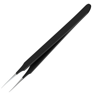 90 Degree Fiber Tip Volume Lash Tweezers <b>Precision</b> Eyelash Extension <b>Tool</b> - Product Image 1