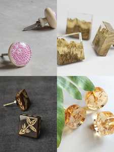 Perillas de cajón de mármol de lujo, tiradores de gabinete de piedra blanca Natural, perilla de cajón de piedra moderna tallada en rosas intrincadas, tocador ajustable - Product Image 3