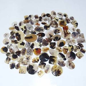 Belle naturelle Shazar dendritique Agate Quartz pierres précieuses Cabochon mélange forme lot en gros pour la fabrication de bijoux - Product Image 3