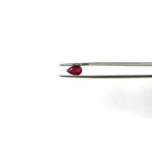 Natural Bangkok Ruby <b>Beads</b> Calibrated Pears 4x7mm 5x8mm Faceted Loose Gemstone Fine for DIY Jewelry Making Heat Treated <b>Red</b> - Product Image 4