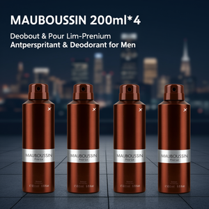 มาบูซิน 200 มล.*4 ขวด สำหรับผู้ชาย - ผลิตภัณฑ์ระงับกลิ่นกายและเหงื่อระดับพรีเมียม - Product Image 3