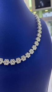 <b>Iced</b> <b>Out</b> VVS Moissanite Diamond Sparkling High Shine Drip Style 925 Sterling Silver Wedding Wear <b>Chain</b> - Product Image 2