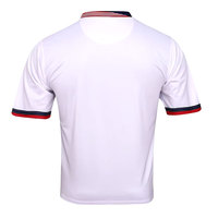 Jersey Sepak Bola Musim Panas Unisex Ringan, Cepat Kering, Bernapas, Sablon Custom, Nyaman, Bahan Polyester