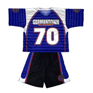 Nuevo diseño de ropa deportiva para adultos, uniforme de Lacrosse, ropa de equipo, camiseta sin mangas de secado rápido, chaleco de entrenamiento para hombres, uniforme de Lacrosse al por mayor - Product Image 3