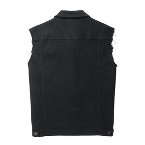 Chaleco Vaquero de Invierno de Alta Calidad para Hombre, Estilo Urbano, Logotipo Personalizado, Estilo Clásico, 100% Algodón, Ropa Exterior Informal, Relleno de Poliéster - Product Image 2