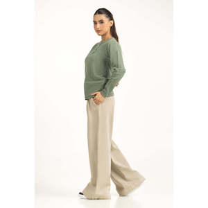 Top de Punto Ajustado para Mujer WM-KTP-WS25-104, Ropa Casual de Moda, Suave y Transpirable, 100% Algodón, Fabricante OEM ODM TWINSET - Product Image 4