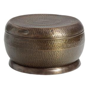 Table basse en aluminium métallique contemporaine de style architectural d'élite avec une finition moderne raffinée pour la décoration de la maison et du bureau - Product Image 1