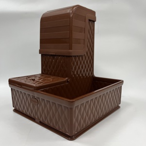 Plateau polyvalent en plastique PP avec couvercle anti-poussière et bac à papier OEM Vietnam fournit des ustensiles de cuisine selon les commandes B2B - Product Image 2