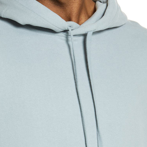 Sweat à capuche en molleton de style coréen surdimensionné pour hommes 100% coton avec broderie - Product Image 6