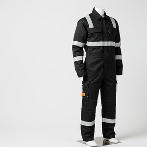 Overol de seguridad de alta visibilidad para servicios de emergencia y trabajadores Overol de seguridad para protección contra el clima y visibilidad - Product Image 4