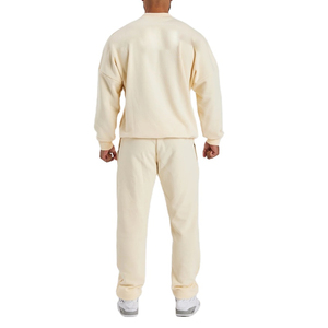 OEM Custom Logo Wholesale Cotton Polyester Set Men's Oversized Fit <b>Plain</b> <b>Tracksuits</b> 2025 - Product Image 2