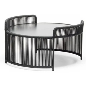 Patas de metal plateado estilo muebles de sala de estar redondo moderno decorativo decoración del hogar mesa auxiliar de Metal moderna - Product Image 5