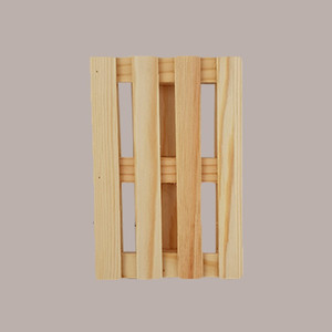 FOOD PACKAGING 5-Piece Set of Natural Wooden Mini Pallets 8x12H2 cm Decorative Trays Produced in Italy - Product Image 1