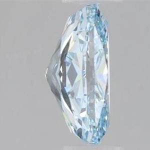 2.00Ct Oval Cut Fancy Blue Lab Grown Diamond Solitaire Ring en 10K 14K 18K Oro sólido Regalo de compromiso de boda - Product Image 2