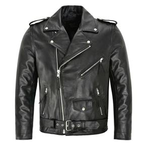 Vestes à col zippé élégantes personnalisées, vente en gros, streetwear, mode, veste en cuir PU pour hommes, design haut de gamme, veste pour homme - Product Image 6