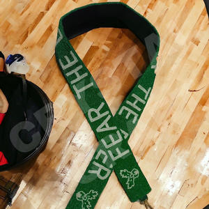 Bière jamais personnalisée or blanc perle de rocaille sac sangles 'crochet Em cornes' accessoire à la mode perlé sac à main sangle - Product Image 4