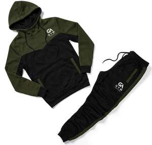 Conjunto Deportivo de Invierno para Hombre GYM Active, 100% Algodón, Resistente al Viento, Transpirable, con Logotipo Personalizado, Dos Piezas, Ropa Urbana - Product Image 2