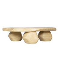 Table basse en fibrociment de style moderne, en travertin, pour l'extérieur, avec logo personnalisé, Auroracraft, pour la cuisine et l'hôpital