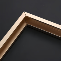 Profilés en aluminium de différentes formes de découpe pour miroirs décoratifs, tableaux et peintures – Prix usine Chine