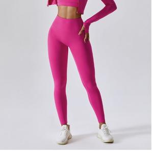 Customized Elastic Waist Sport and Daily Wear Tummy Shaper <b>Pants</b> Solid <b>Women</b> <b>Yoga</b> Leggings with Scrunch Butt Design MS-YL-044 - Product Image 3