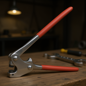 Pince à sertir nickelée de 130 mm de long pour joints, outils d'atelier avec revêtement plastique de 8 mm - Product Image 3