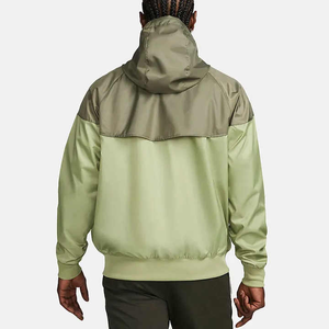 2025 mode haute qualité personnalisé hommes Polyester coupe-vent veste Vintage imperméable décontracté sport à capuche - Product Image 2