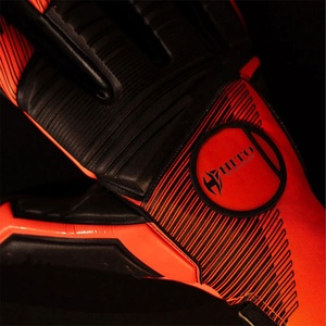 Guantes de Portero de Fútbol Profesional, Látex de Contacto en la Palma Delantera, Goma en el Dorso, Correa Elástica Integrada - Product Image 5