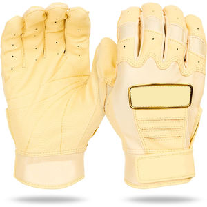 Gants de sport professionnels unisexes en cuir et polyester de haute qualité pour adultes, avec support de poignet rembourré pour le frappeur de baseball, personnalisables - Product Image 6