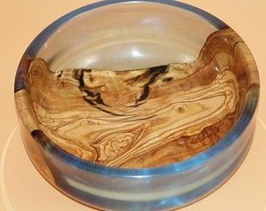 Buena calidad asequible Respetuoso con el medio ambiente Durable Natural Hecho a mano Ensalada de madera Mezcla de masa, Tazones de desayuno hechos en la India - Product Image 5