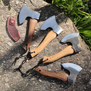 Hache à dos plat en acier forgé - Outil de qualité supérieure de qualité industrielle pour l'utilisation en atelier de menuiserie - Product Image 3